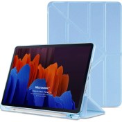 Resim Microsonic Samsung Galaxy Tab S8 Plus X800 Kılıf Origami Pencil Mavi 