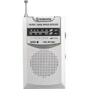 Resim Drop Depom Gümüş Renk Cep Tipi Analog Fm Radyo Vs-R106 (4172) 