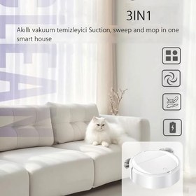Resim Robot Süpürme,Akıllı Süpürme Robotu | Güçlü Emişli Robot Temizleyici, Otomatik Süpürge | Ev Tipi Akıllı Robot Süpürge, Evcil Hayvan Tüyleri için Emme Süpürme, Sert Zeminler, Halılar 