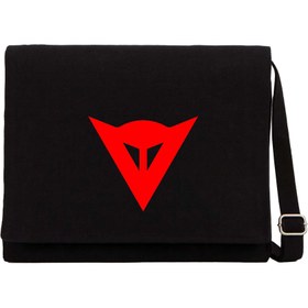 Resim Dainese Red Logo Siyah Postacı Çantası - Siyah 