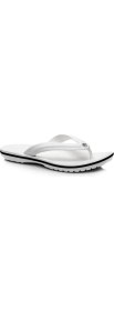 Resim Crocs 11033-100 Crocband Flip Kadın Plaj Terliği Beyaz Düz Topuk ile Konforlu Yaz Seçimi 