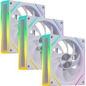 Resim GAMELİNE FRESH x2 3'lü SET ARGB Kasa Fanı 6 PİN 