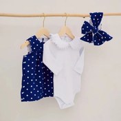 Resim Ugtekstil'torg Yenidoğanlar İçin Şık Elbise 10467165 Mavi 