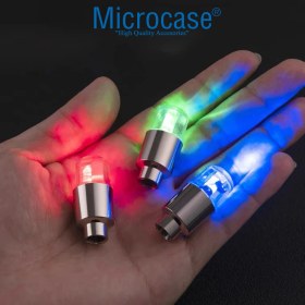 Resim Microcase LED Işıklı Hareket Sensörlü Bisiklet Araba Motor Sibop Kapağı Lambası 2'li AL4508 