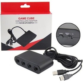 Resim Bosphorusboutique Wii U Siyah Pc Kolu Gc Dönüştürücü Anahtar Adaptörü Oyun Kumandası Dönüştürücü / / - Vx 