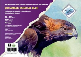 Resim Art Liva Sanatsal Resim Defteri Sulu Teknik 20 Sayfa 35x50 350gr 