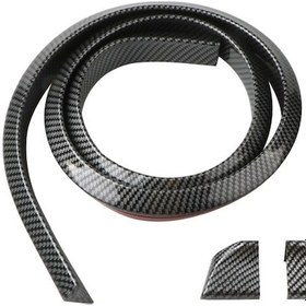 Resim Sones Araba Evrensel Kuyruk Macunu Üst Kanat, Özellikler: 4,5 Cm Karbon Fiber Siyah 