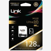 Resim M112 Premium 80MB/S Micro SD Ultra 128 GB Hafıza Kartı ve Adaptör Linktech