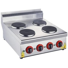 Resim Karacasan Endüstriyel Snack Seri Set Üstü Elektrikli Dörtlü Ocak Krcs.spoe.557 