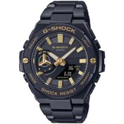 Resim Casio G-shock Gst-b500bd-1a9dr G-stell Siyah Çelik Güneş Enerjili Bluetooth Bağlantı Spor Erkek Kol Saati Siyah 