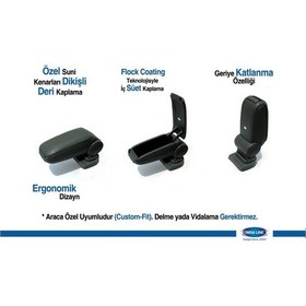 Resim Renault Clio Iv Kol Dayama Siyah 2012- 