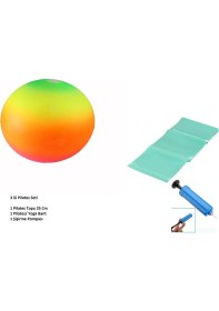 Resim Pilates Seti - Top - Pompa - Bant 