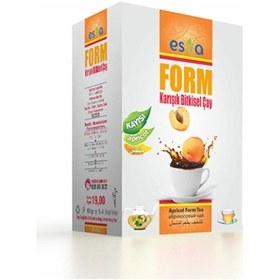Resim Esila Kayısılı Form Karışık Bitkisel Süzen Poşet Çay 45 x 2 G 