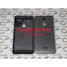 Resim Lenovo K6 NOTE Arka Pil Batarya Kapağı (TUŞ TAKIMI) Gold 