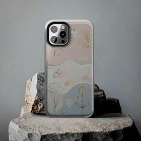 Resim Desenli Plastik Telefon Kılıfı iPhone 16 Pro Max ile Uyumlu 