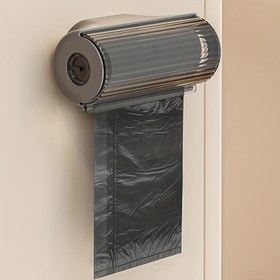 Resim 1 Adet Duvara Monte Çöp Poşeti Dispenseri - Kolay Erişimli Açık Tasarımlı, Dayanıklı Mutfak & Banyo Düzenleyici ile Yerden Tasarruflu Plastik Çöp Torbası Tutucu, Ev Depolama için Minimalist Tasarım 