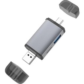 Resim Zuomee 6lı USB 3.0 Otg Kart Okuyucu Type-C/micro USB Tf/sd Adaptör (Yurt Dışından) 