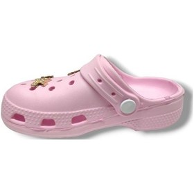 Resim Lorin Lr-300-25 Eva Yıldız Kurdale Tokalı Sabo Kız Çocuk Terlik 31-35 Pembe 