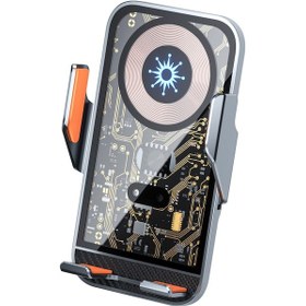 Resim Tenfowee Otomatik Sensörlü Araç İçi Telefon Tutucu Ve Kablosuz Şarj Cihazı - Gri Diğer 