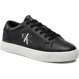 Resim Black Erkek Calvin Klein Classic Cupsole Lace-Up Erkek Sneaker YM Siyah 