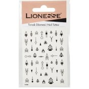 Resim Lionesse Desenli Tırnak Dövmesi 