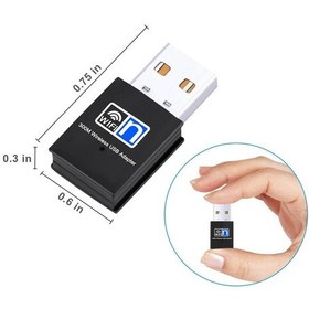 Resim 300Mbps Wireless USB Wi-Fi Adaptör Dongle Network Lan Aparatı 
