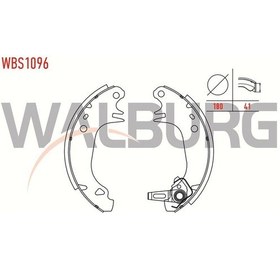 Resim Walburg-wbs1096 - Kampana Balata Perçinli R9 R11 