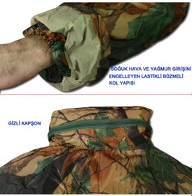 Resim Savage Imperteks Pardesü Yağmurluk 11011 Ağaç Desen Xl Çok Renkli 