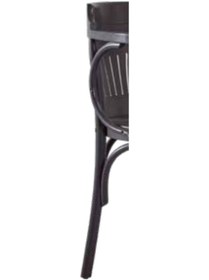 Resim Bengimobilya Sandalye Zus253 Şekilli Sırtlık Model Yarım Kolçak Siyah 