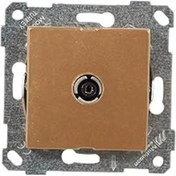 Resim Genel Markalar Mutlusan Rita Mekanizma Tuş Tv Prizi, Geçişli, 11Db Altın 