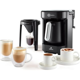 Resim Karaca Hatır Barista Cappuccino ve Türk Kahve Makinesi Pearl White 