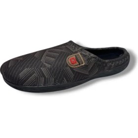 Resim Gezer 16689-26 Çizgi Desenli Termal Erkek Ev Terlik 