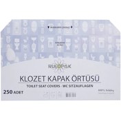 Resim Rulopak R-2613 Klozet Kapak Örtüsü 250'li Rulopak