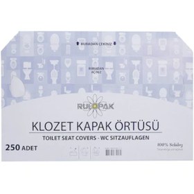 Resim Rulopak R-2613 Klozet Kapak Örtüsü 250'li 