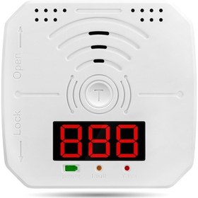 Resim Moveevo Kompakt Elektrokimyasal Sensörlü Karbon Monoksit Algılayıcı - Ses Ve Işık Alarmı, Dijital Ekran, 3 Aaa Pil İle Çalışır Piller Dahil Değil 