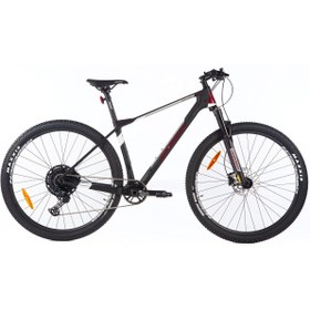 Resim Geotech Super Mode 2 29'' 12V Karbon Dağ Bisikleti Siyah - Kırmızı 46CM 