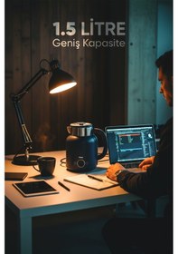 Resim Fressi KT-01 1.5 L Elektrikli Su Isıtıcı Kettle 