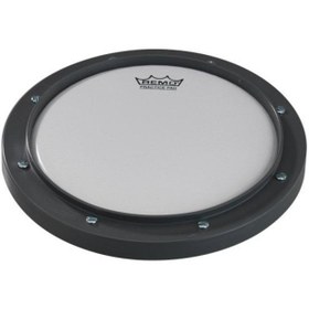 Resim REMO RT-0008-00 Practice Pad Coated (8" Gri) | Trampet Hissi Veren Çalışma Pedi 