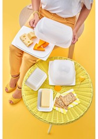 Resim Tupperware Tereyağlık 500 ml Beyaz 