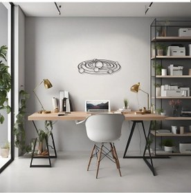 Resim Duvar Dekoru Hediyelik Galaksi Galaxy Metal Duvar Tablosu Harita 