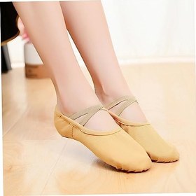 Resim LALAFINA Yetişkinler İçin Ayakkabı Bağcıkları 24 Beden Dans Ayakkabıları Nefes Alabilir Rahat Yoga Halk Dansı İçin Harika 