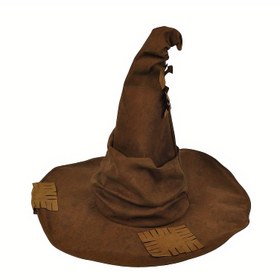 Resim Büyüleyici Bölmeli Cadı Şapkası, Noel Partisi ve Halloween Dans Performans Kostüm Peluş Çanta Başlık Saç Aksesuar Maskeli Balolar iki Tatil Etkinlikleri, İdeal Hediye Se 