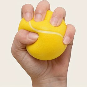 Resim 1 adet Rehabilitasyon Eğitimi için Grip Topu, Yaşlı Stroke Hastaları için Parmak Kavrama ve El Gücü Güçlendirme için Egzersiz Ekipmanı. 