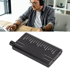 Resim HiFi kulaklık amplifikatörü, 3,5 mm kablo, taşınabilir 3,5 mm kulaklık amplifikatörü, iki kademeli kazanç anahtarı, MP4 cep telefonları için 