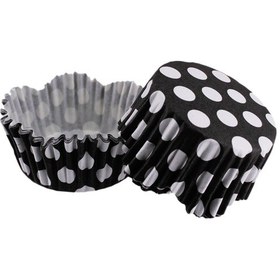 Resim Cupcake Kalıbı Pet Kapsül Dalgalı Kek Kalıbı 65X38 Mm 100 Adet N11.1126 