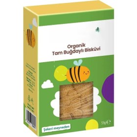 Resim NW NessiWorld Organik Tam Buğdaylı Bisküvi 55gr 