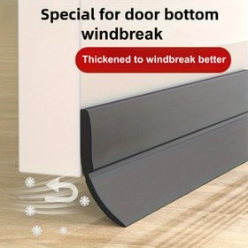 Resim 1m/2m Kendinden Yapışkanlı Ağır Hizmet Tipi Rüzgarlık Kapı Alt Contası - Ses Azaltıcı İzolasyon Boşluk Dolgu, Cam ve Ahşap Kapılar için Trafik Engelleyici, Enerji Tasarruflu Kapı Eşiği Çubuğu Kolay Kurulum (1m/2m Uzunluklar) Ev & Ofis kullanımı, Kapı Altı İçin Kapı Durdurucular, Kapı Altı İçin Kapı Contası, Kapı Contası Hava Sızmasını Önleyici, Kapılar için Çekmece Koruyucular, Kapı Altı İçin Sıcaklık Koruyucu, Kapı Altı İçin Taslak Durdurucular, Kapı Contası Hava Şeridi, 
