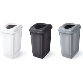 Resim Melkan Home Banyo Çöp Kovası 27 lt. Atık Kutusu Cafe Otel Çöp Kovası Geri Dönüşüm Kutusu 27 lt. 3 Adet 