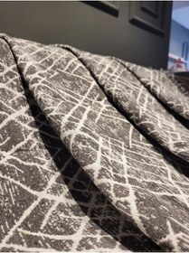 Resim Lüks Pamuklu Koltuk-çekyat Örtüsü 170x220 Gri-beyaz Çift Taraflı ,terletmez ,kaymaz ,toplanmaz Siyah Beyaz 