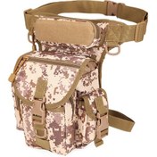 Resim Reedark 800d Su Geçirmez Oxford Kumaş Büyük Kapasiteli Çadırcıçılık, Balıkçılık, Bisiklet Spor Ayak Çantası - Çöl Dijital Desenli Çok Renkli 